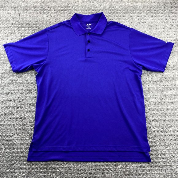 adidas Other - Adidas Golf Shirt Men Large L Purple Sports Activewear Golfing Embroidered Logo
